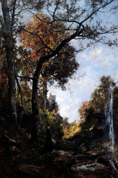 Sonbahar Yürüyüşü, 1869. by Emmanuel Lansyer