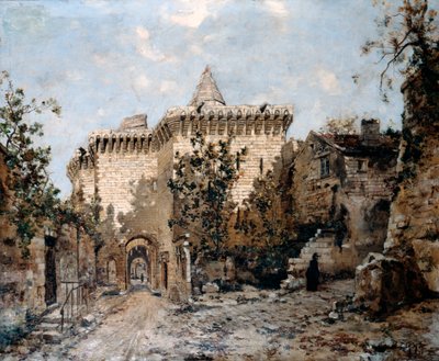 Cordelières Kapısı ve Kale, 1891 by Emmanuel Lansyer