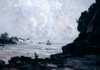 Douarnenez Limanı, 1884 by Emmanuel Lansyer