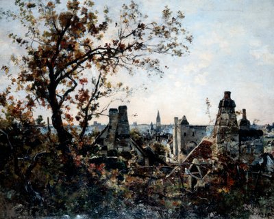 Akşam Chevalot Kulesi, 1885 by Emmanuel Lansyer