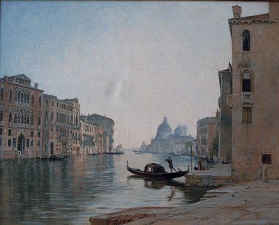 Venedik, Büyük Kanal, Eylül 1892 (tuval üzerine yağlıboya) by Emmanuel Lansyer