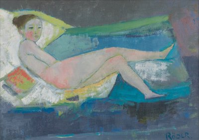 Genç Model (tuval üzerine yağlı boya) by Endre Roder
