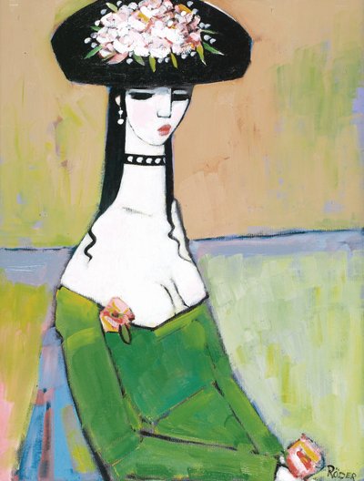 Vigee (tuval üzerine yağlı boya) by Endre Roder