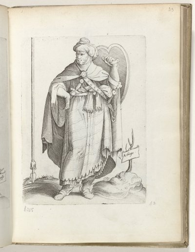 Etiyopya (nesne üzerindeki başlık) Etiyopyalı Çağdaş tüccarların tutumu (dizi başlığı) by Enea Vico
