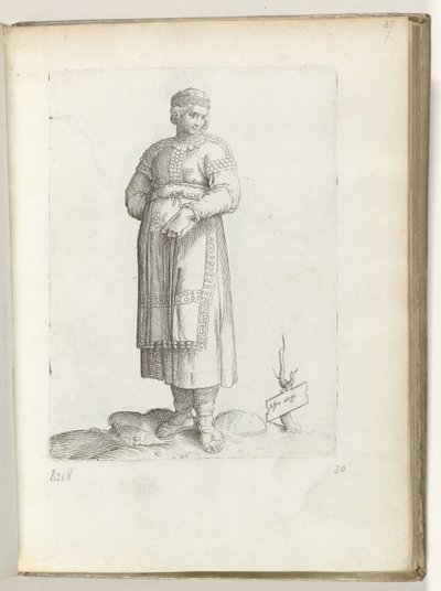 Afrikalı bakire (nesne üzerindeki başlık) Ongehuwde vrouw uit Afrika Çağdaş tüccarların tutumu (dizi başlığı) by Enea Vico