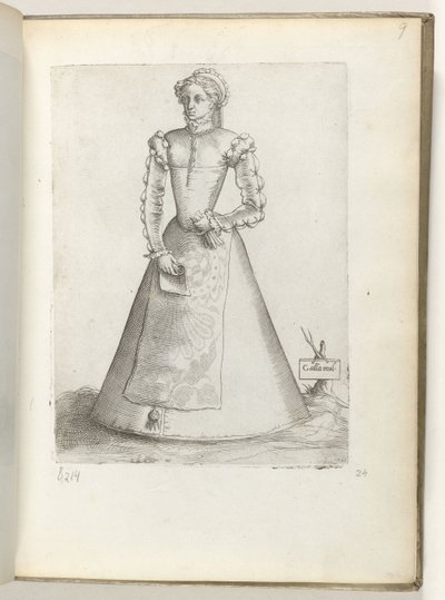 Galla mul(ier) (nesne üzerindeki başlık) Fransa