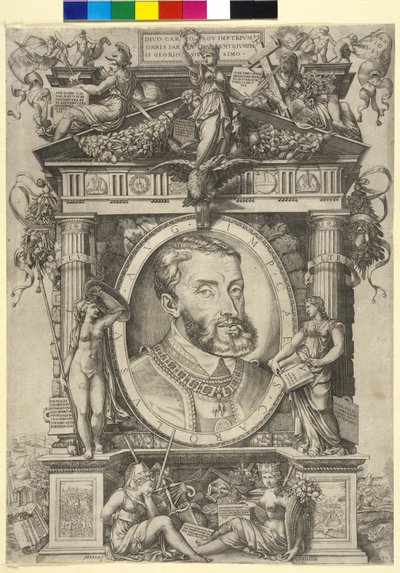 Kutsal Roma İmparatoru V. Charles (gravür) by Enea Vico
