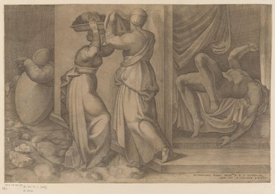 Judith ve Holofernes by Enea Vico