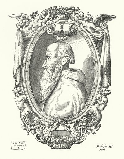 Pietro Bembo, İtalyan bilim adamı, şair ve kardinal by Enea Vico