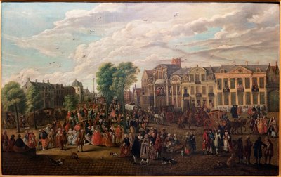 Gent şehrinin görünümü (De Kouter) by Engelbert van Siclers