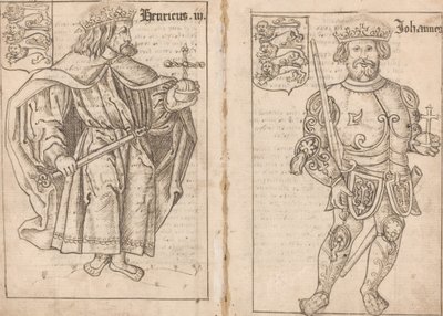 Kral John [sağ taraf] by English 16th Century