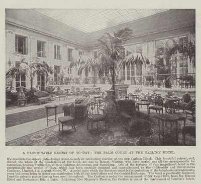 Günümüzün Şık Bir Tatil Yeri, Carlton Hotel