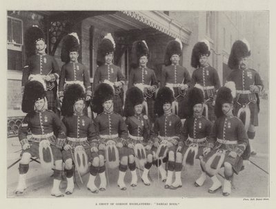 Bir Grup Gordon Highlanders, Dargai Boys by English Photographer