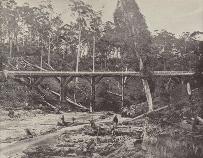 Daylesford, Victoria yakınlarındaki Madenciler İddiası by English Photographer