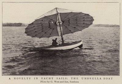 Yat Yelkenlerinde Bir Yenilik, Şemsiye Tekne by English Photographer