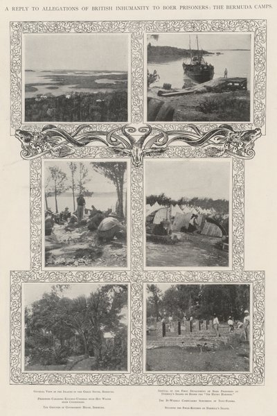 Bermuda Kamplarındaki Boer Mahkumlarına İngiliz İnsanlık Dışı Olduğu İddialarına Cevap by English Photographer