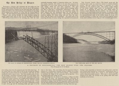 Bir Mühendislik Zaferi, Niagara Üzerindeki Yeni Köprü by English Photographer