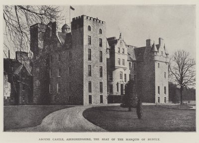 Aboyne Kalesi, Aberdeenshire, Huntly Markisinin Koltuğu by English Photographer
