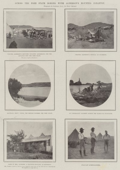 Aldersons Atlı Piyade ile Özgür Devlet Sınırının Ötesinde by English Photographer