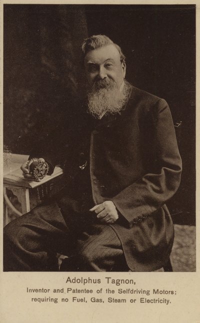 Adolphus Tagnon, kendi kendine giden motorların mucidi by English Photographer