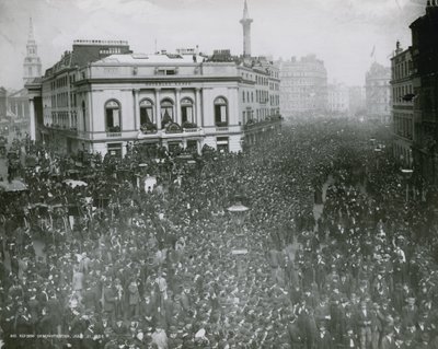 Reform gösterisinin havadan görünümü by English Photographer