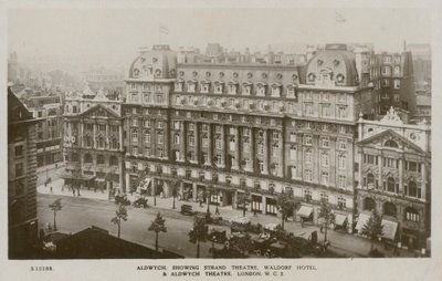 Aldwych, Strand Tiyatrosu, Waldorf Oteli, Aldwych Tiyatrosu, Londra by English Photographer