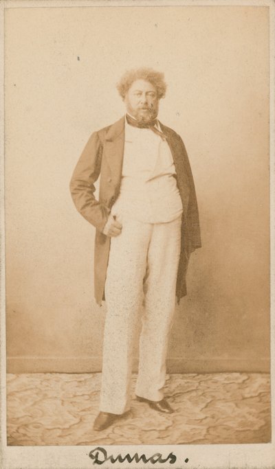 Alexandre Dumas, yazar by English Photographer