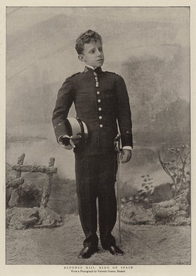 Alfonso XIII İspanya Kralı by English Photographer