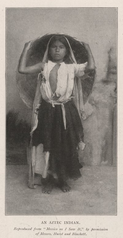 Aztek Kızılderili by English Photographer