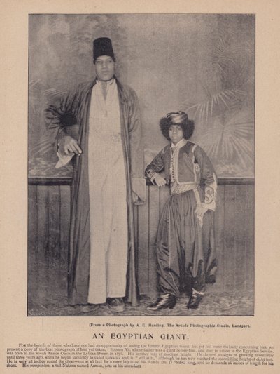 Mısırlı bir dev (s/b fotoğraf) by English Photographer