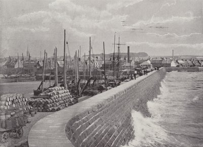 Arbroath, Koruma Duvarı by English Photographer