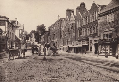 Arundel: High Street (s/b fotoğraf) by English Photographer