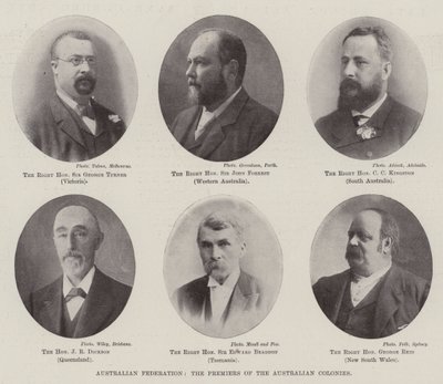 Avustralya Federasyonu, Avustralya Kolonilerinin Başbakanları by English Photographer