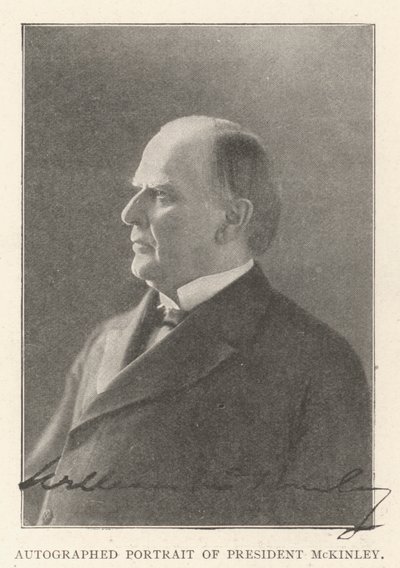 Başkan McKinley'in İmzalı Portresi by English Photographer