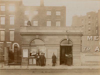 Baker Street Tren İstasyonu, doğu girişi, Marylebone Road, Londra; Mayıs 1908