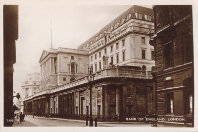 İngiltere Bankası, Londra (s/b fotoğraf) by English Photographer