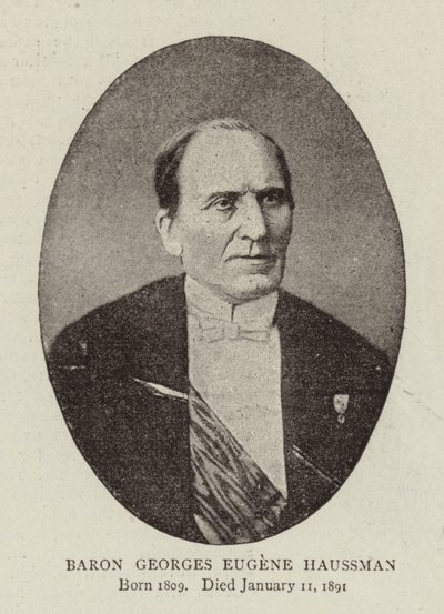 Baron Georges Eugene Haussmann by English Photographer