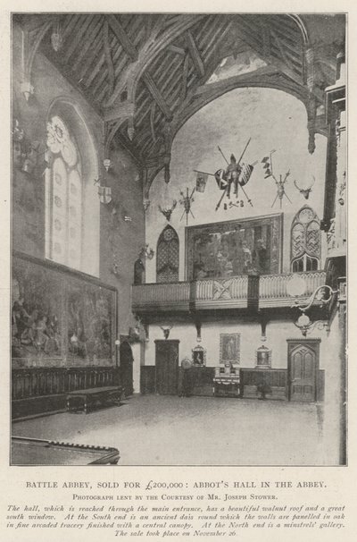 Battle Abbey, 200.000 £ karşılığında satıldı, Abbey