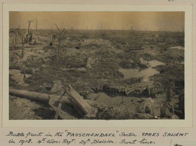 “PASSCHENDAELE” Sektöründe Cephe, 1918