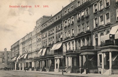 Beaufort Bahçeleri, Londra GB (s/b fotoğraf) by English Photographer