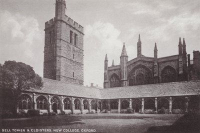 Çan Kulesi ve Manastırlar, New College, Oxford by English Photographer