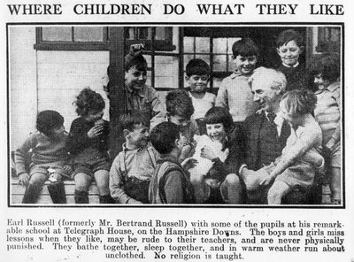 Bertrand Russell, Beacon Hill Okulu