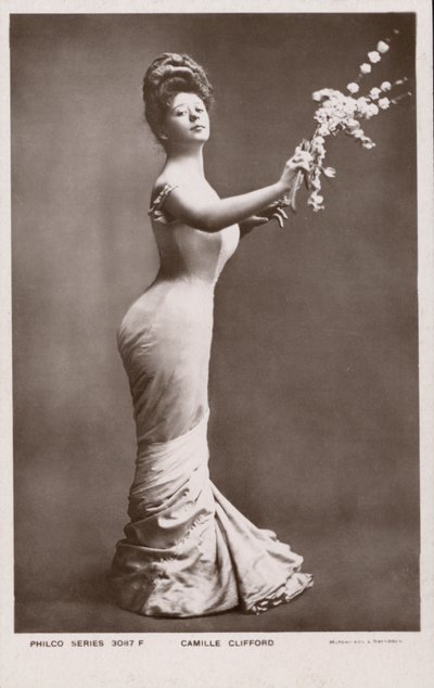 Camille Clifford, orijinal Gibson Kızı (s/b fotoğraf) by English Photographer