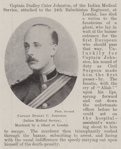 Kaptan Dudley C Johnston (Hint Sağlık Servisi), Loralai