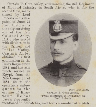 Kaptan F Gore Anley, Lord Roberts