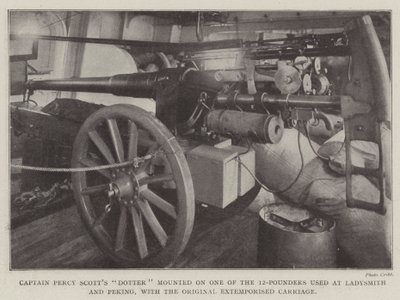 Kaptan Percy Scotts Dotter, Orijinal Extemporized Carriage ile Ladysmith ve Pekin