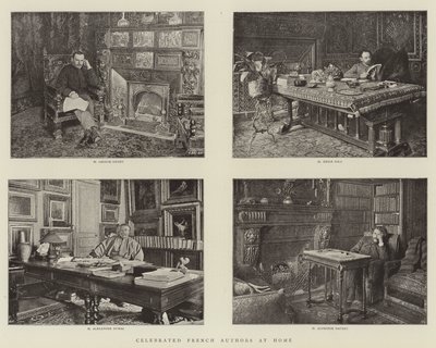 Evdeki Ünlü Fransız Yazarlar by English Photographer
