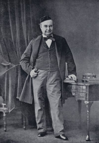 Charles Augustin Sainte-Beuve (s/b fotoğraf) by English Photographer
