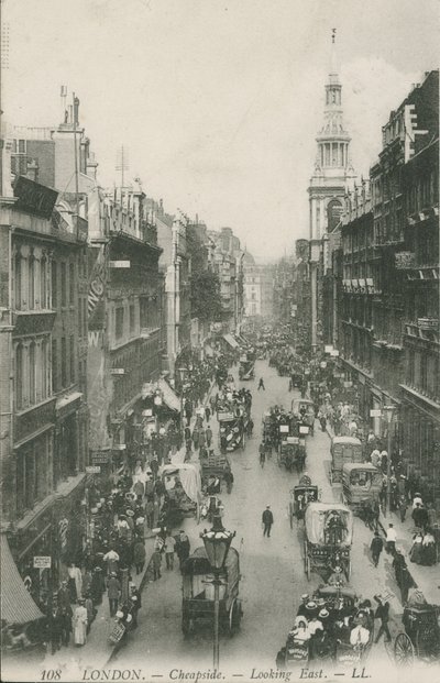Cheapside görünümlü Doğu, Londra by English Photographer