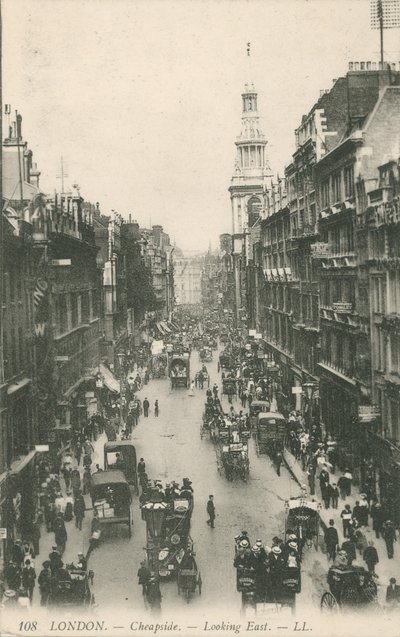 Cheapside görünümlü Doğu, Londra by English Photographer